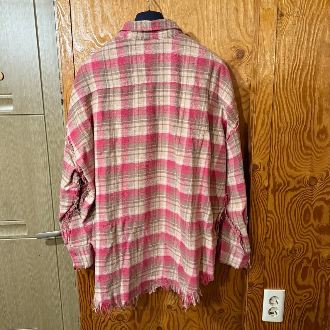 R13(알써틴,알썰틴) 버튼업 체크 셔츠 자켓 판매 합니다. 상품이미지9