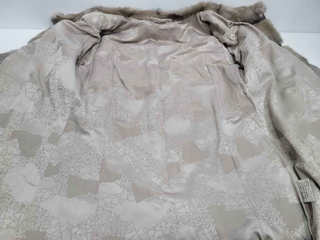 천연 밍크 하프 코트 / 여 M 그레이 브라운
 상품이미지8