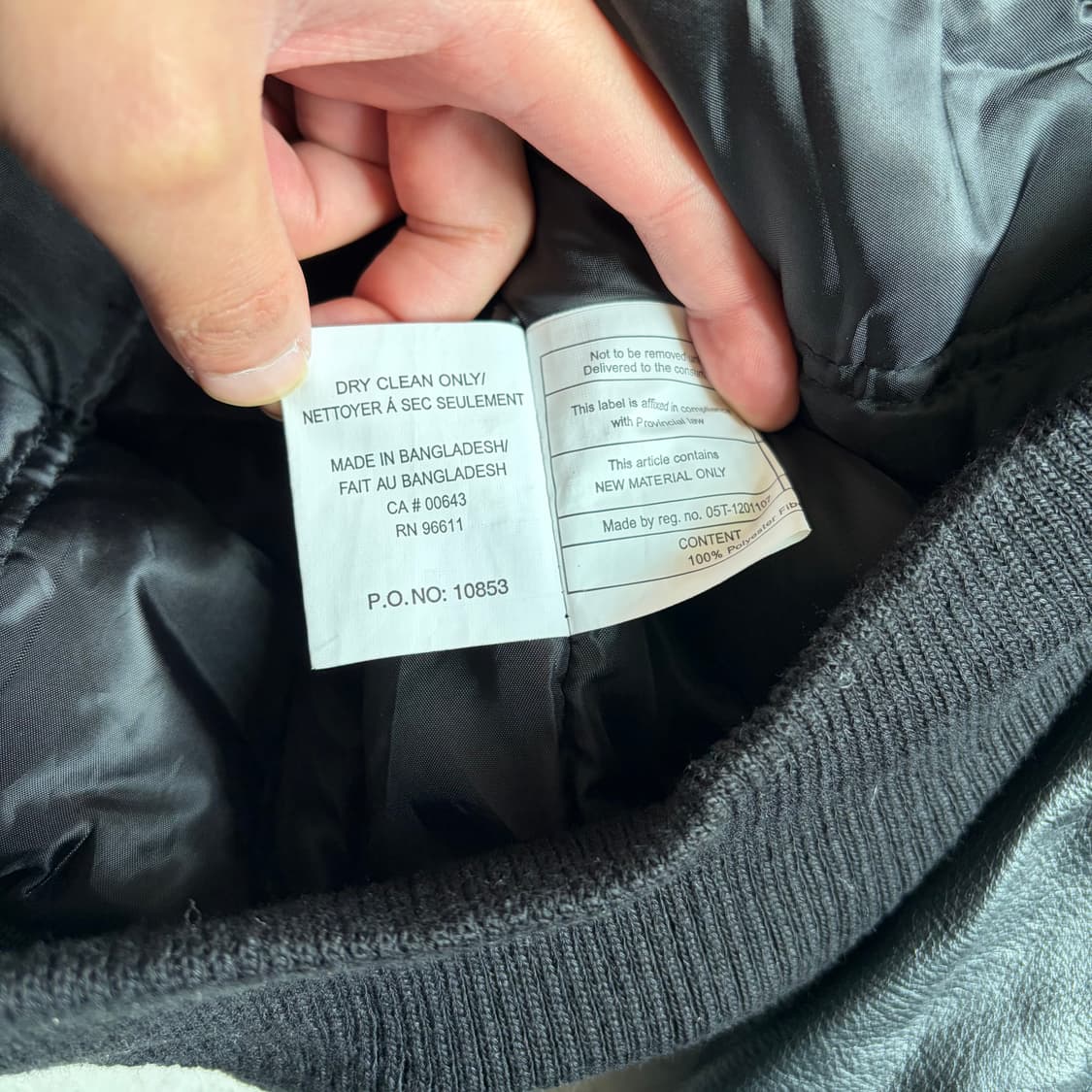 00s CANADA 빈티지 울 바시티 자켓 XL 상품이미지6