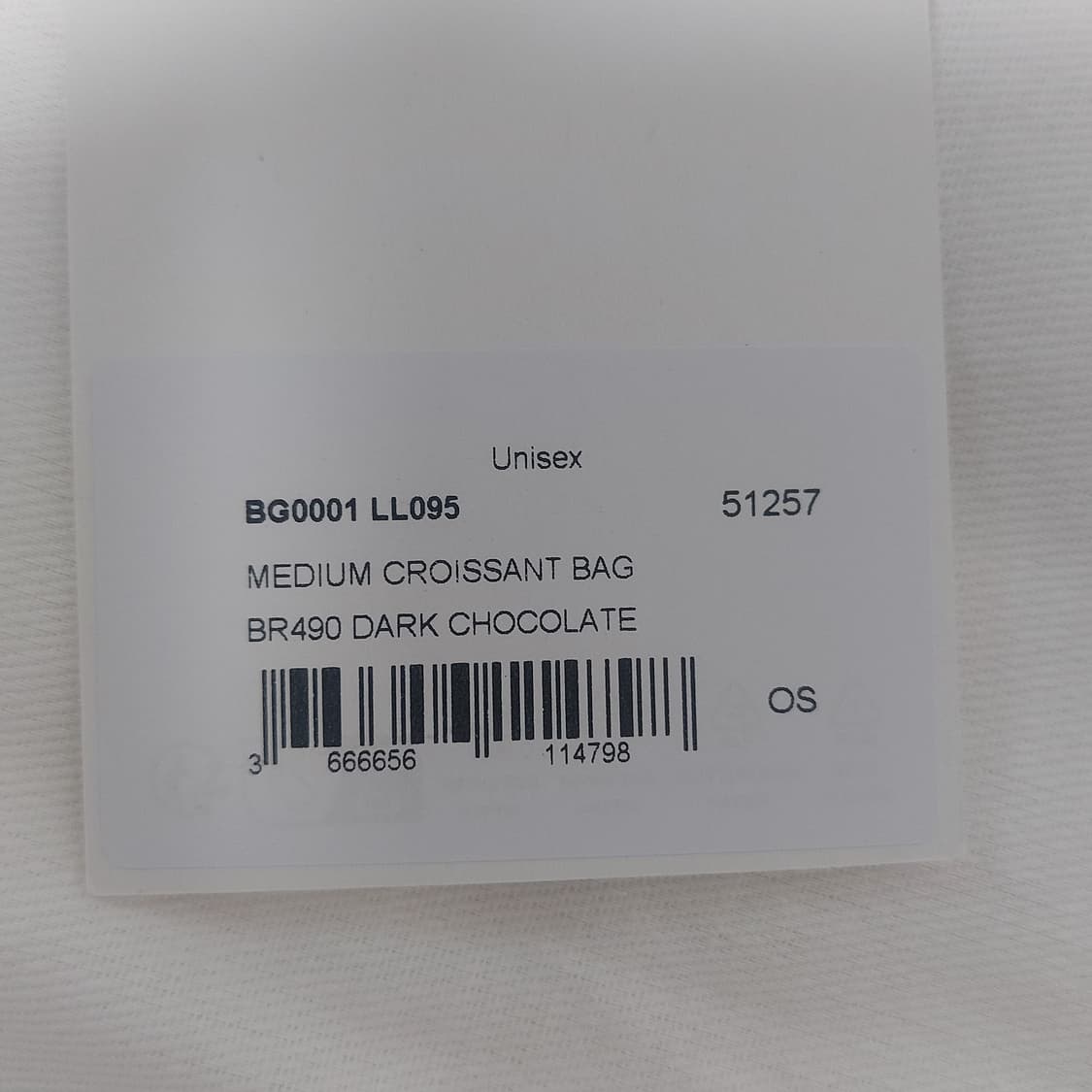 르메르 크로와상백 미디엄 다크초코 새상품 상품이미지8
