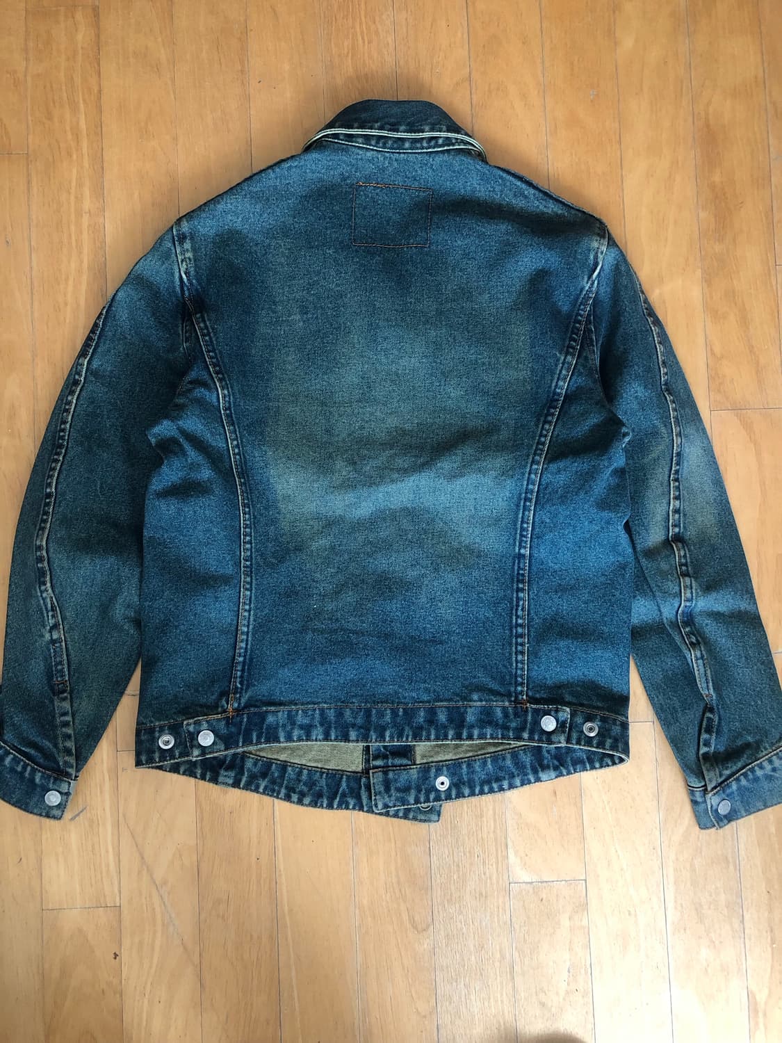 리바이스 엔지니어드진 빈티지 워싱 데님자켓 L 상품이미지2