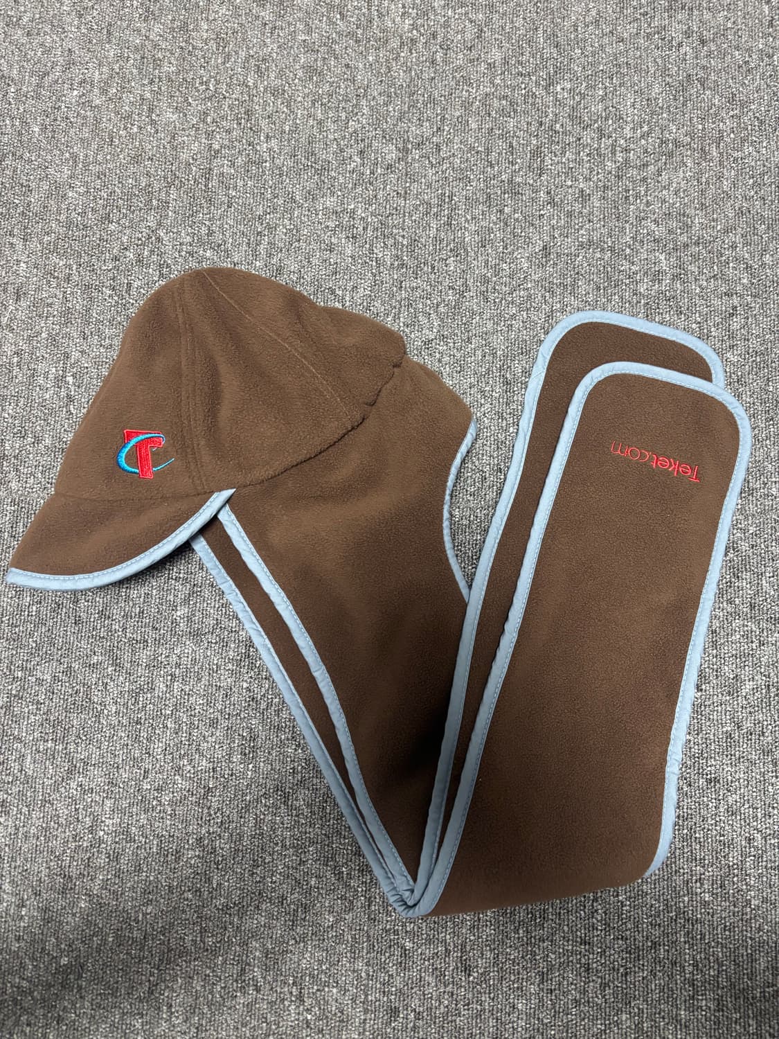 Teket fleece muff cap brown 상품이미지1