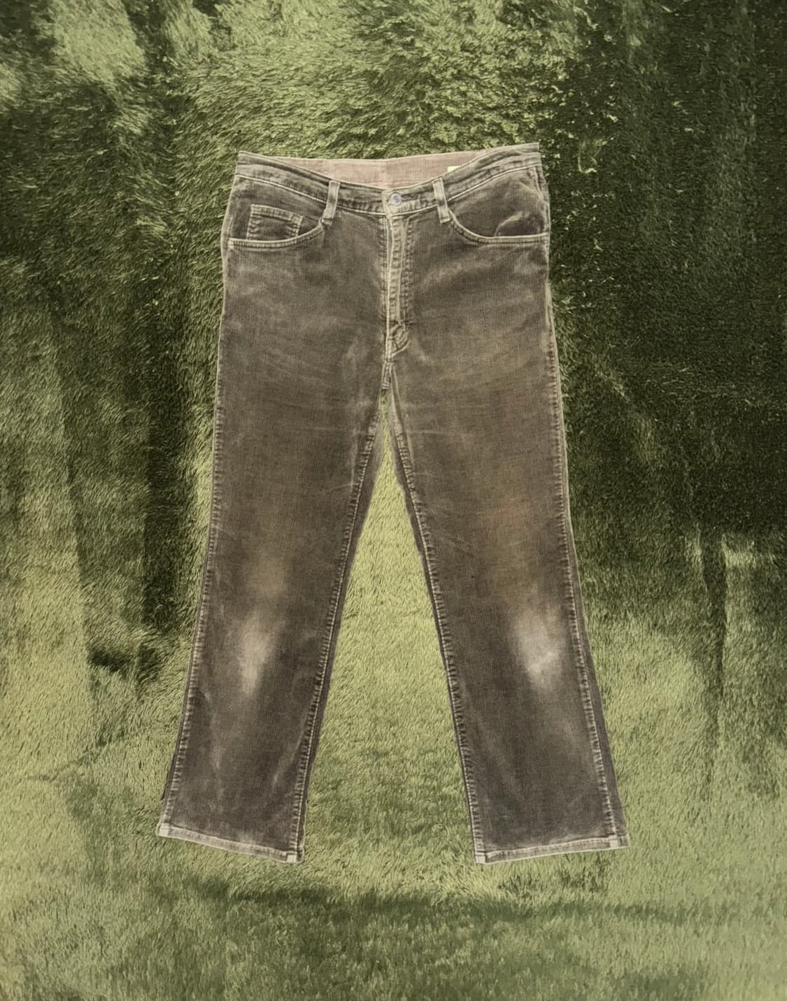 레이디 랭글러 재팬 모던 베이직 라인 코듀로이 부츠컷 팬츠 올리브 상품이미지1