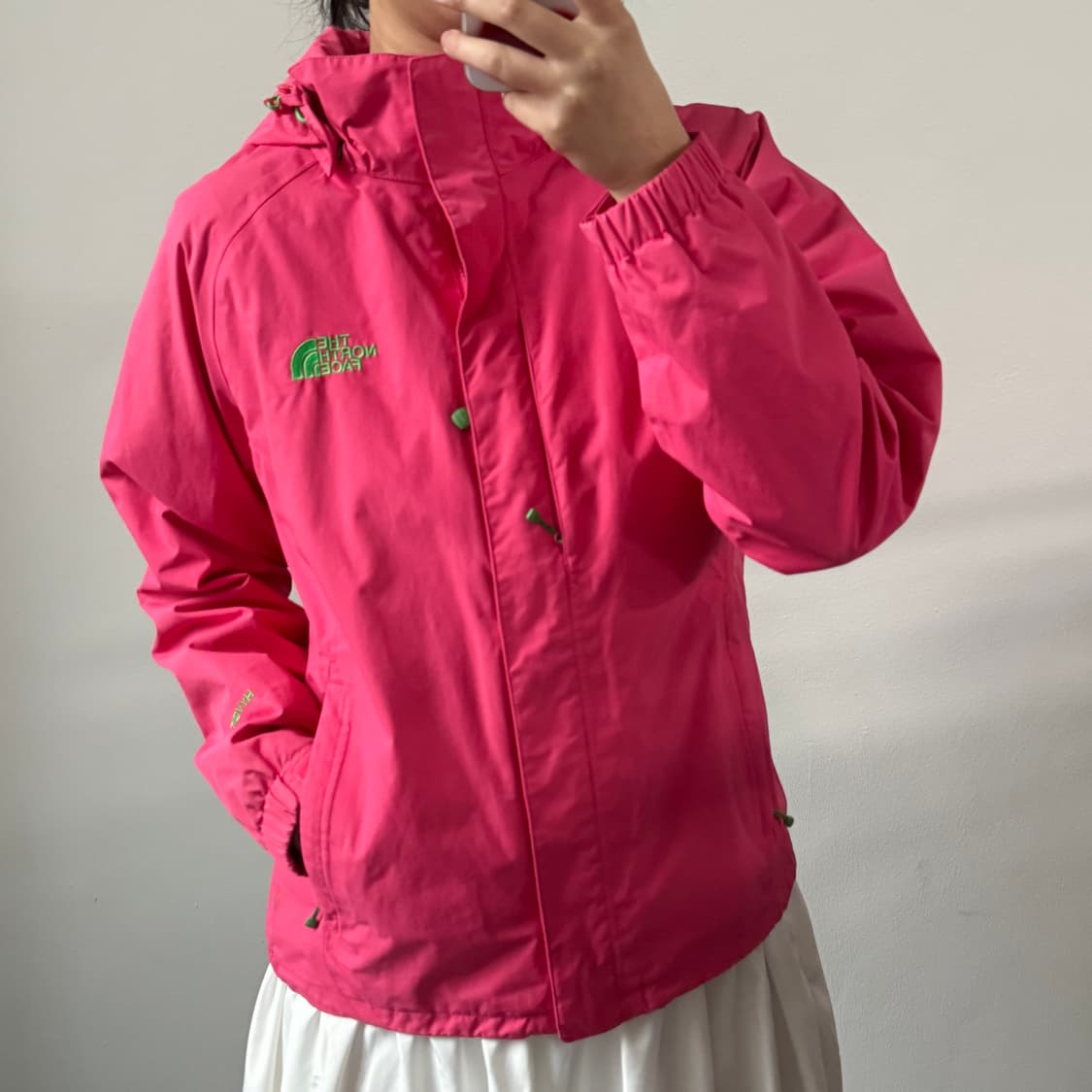 [XL] 노스페이스 우먼 핑크 하이벤트 바람막이 상품이미지1