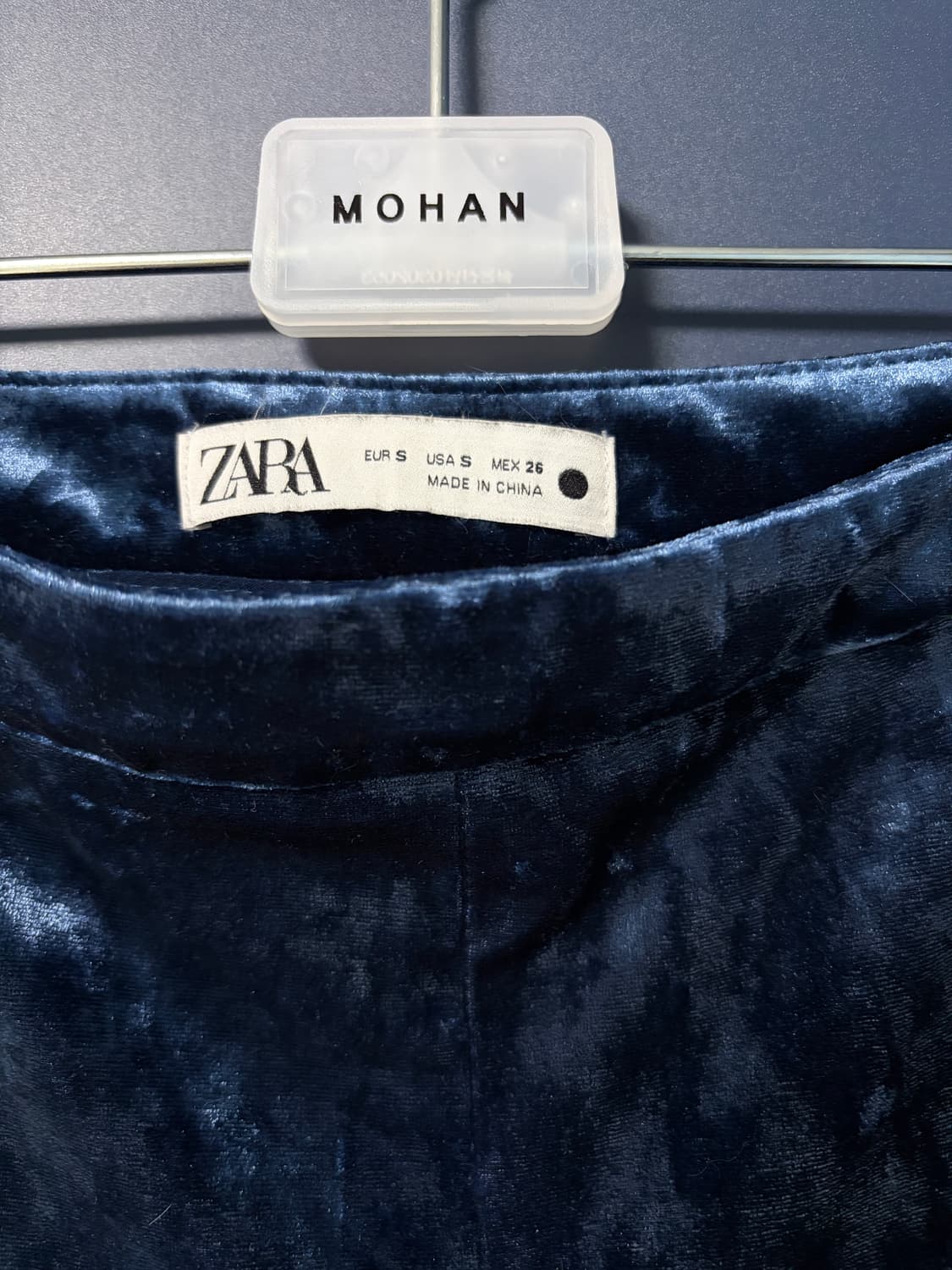 Zara 자라 벨벳 팬츠 오픈와이와이 상품이미지2