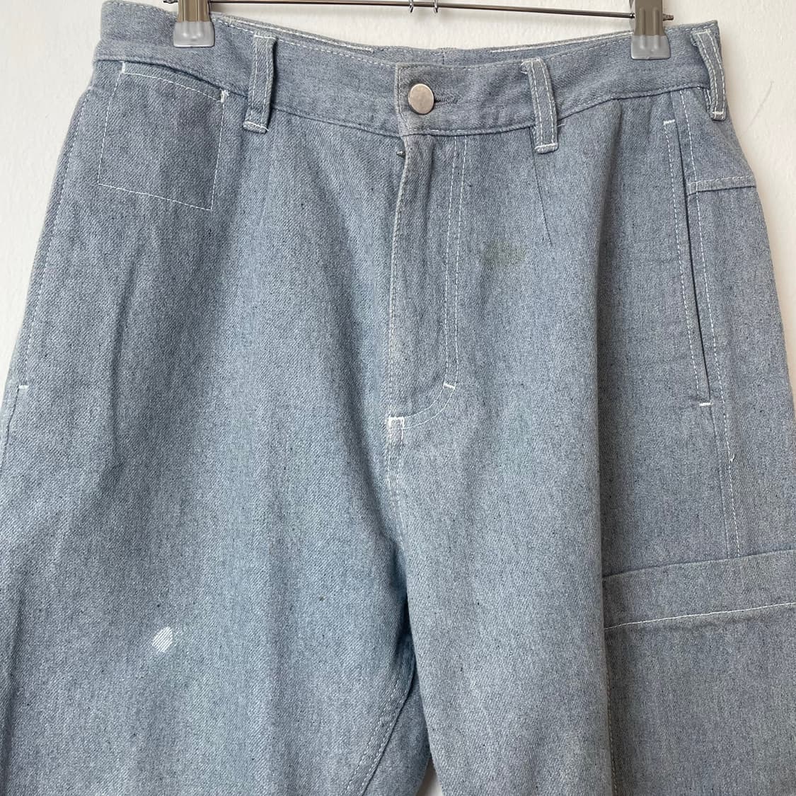 코스 COS 라이트 블루 오가닉 데님 카고 팬츠 29 상품이미지2