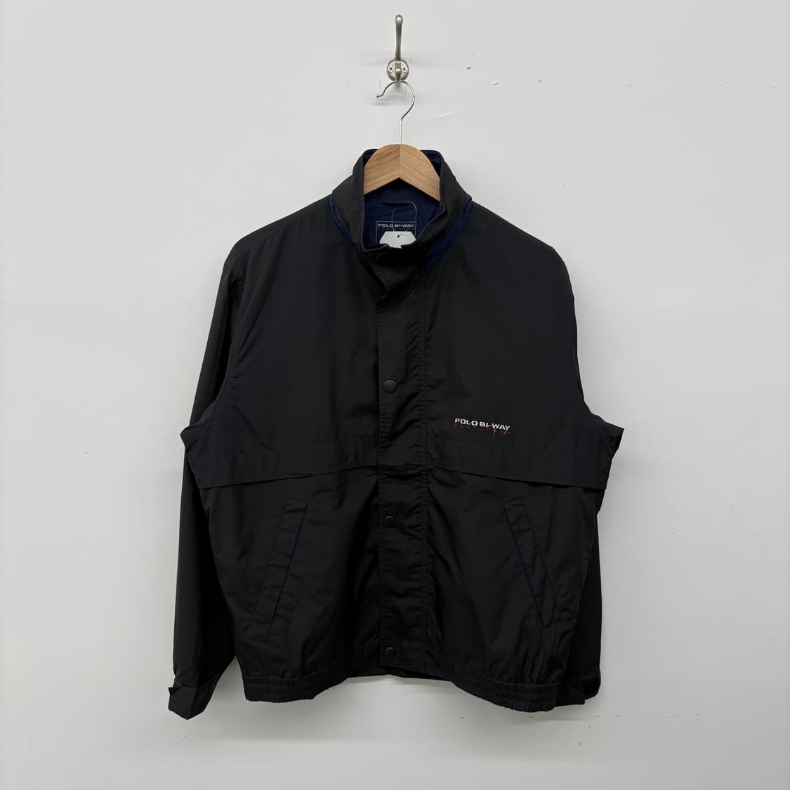 폴로 BI-WAY 블랙 바람막이 자켓 남/L 상품이미지1