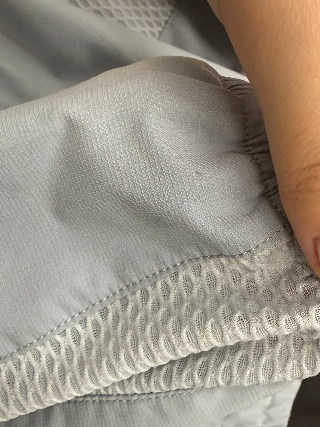 산산기어 메쉬 자켓 스카이블루 바람막이 상품이미지3