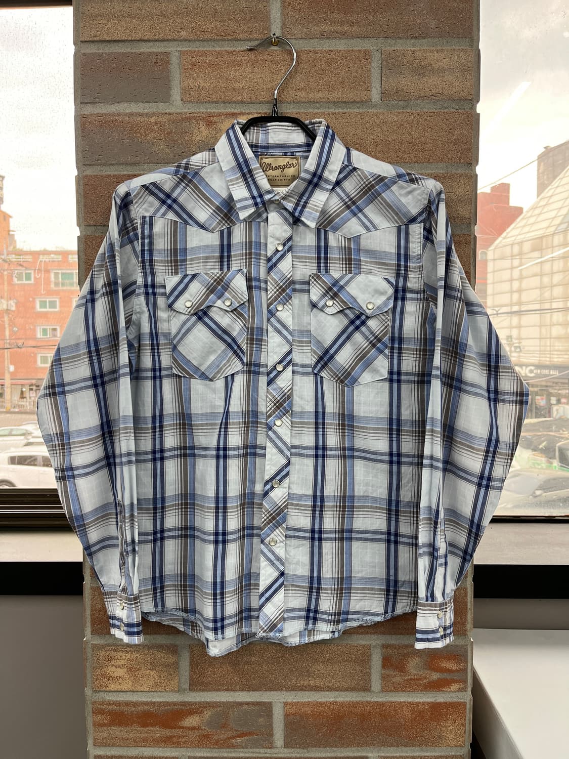 랭글러 웨스턴 체크 셔츠 상품이미지8