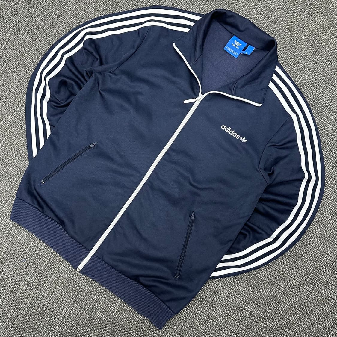 아디다스 구형 베켄바우어 네이비 빈티지 져지 110 상품이미지3