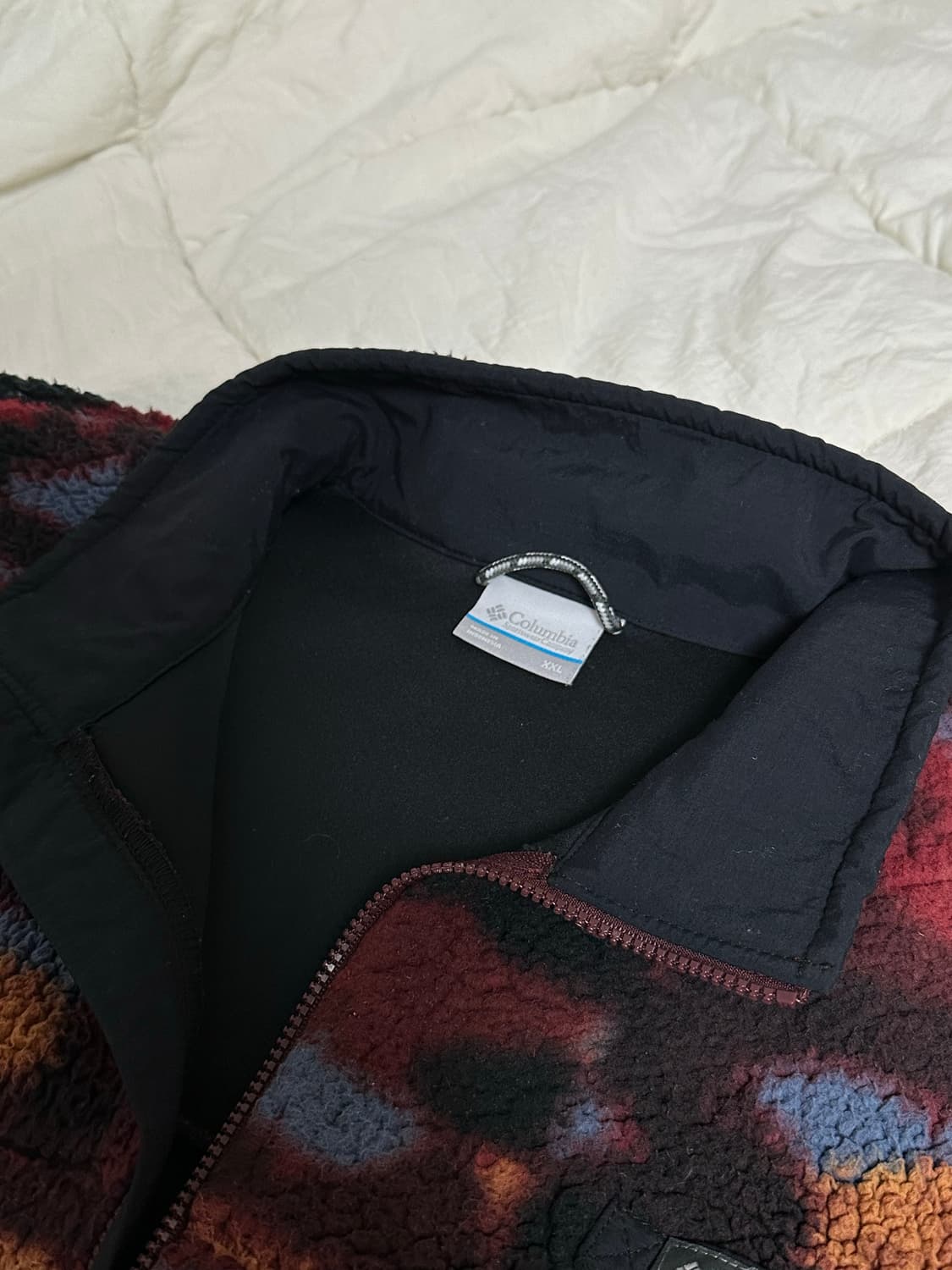 콜롬비아 컬럼비아 퍼플 카모 후리스 플리스 뽀글이  XL  상품이미지5