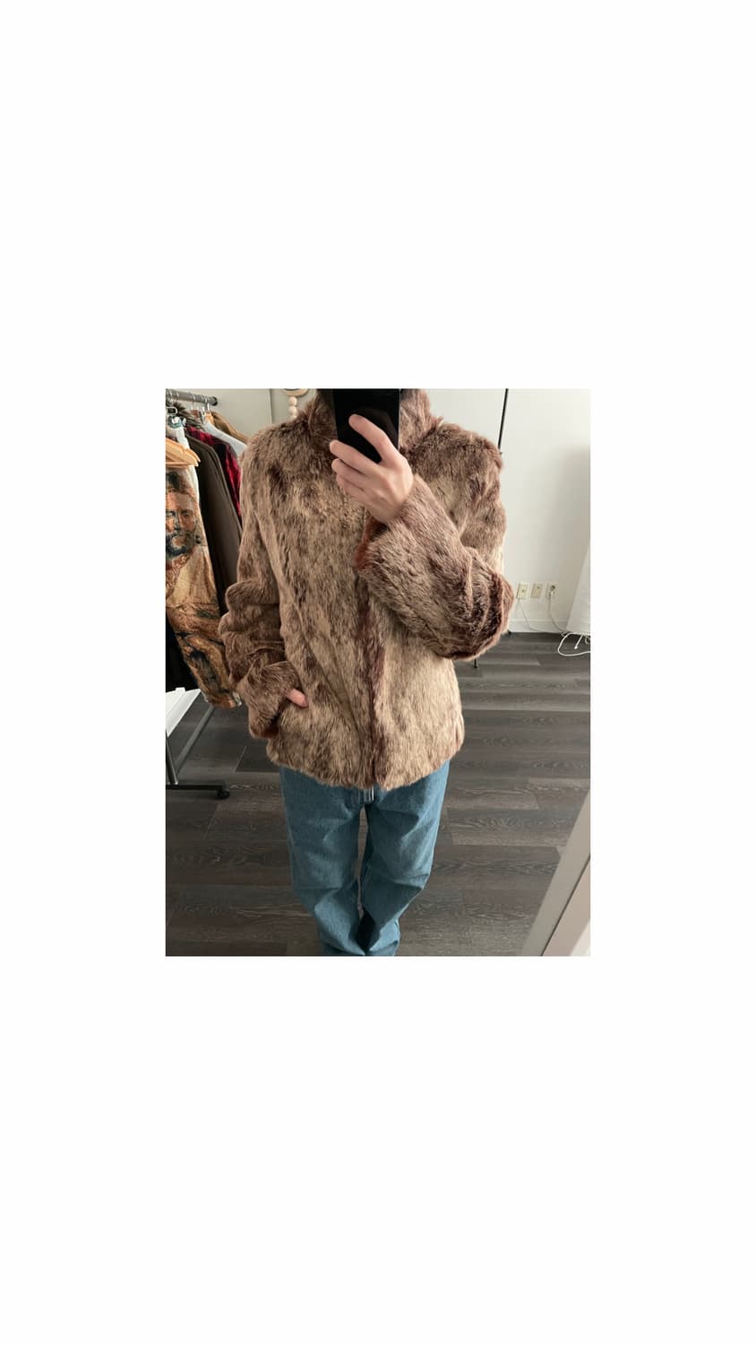 Reversible fur jacket 상품이미지1