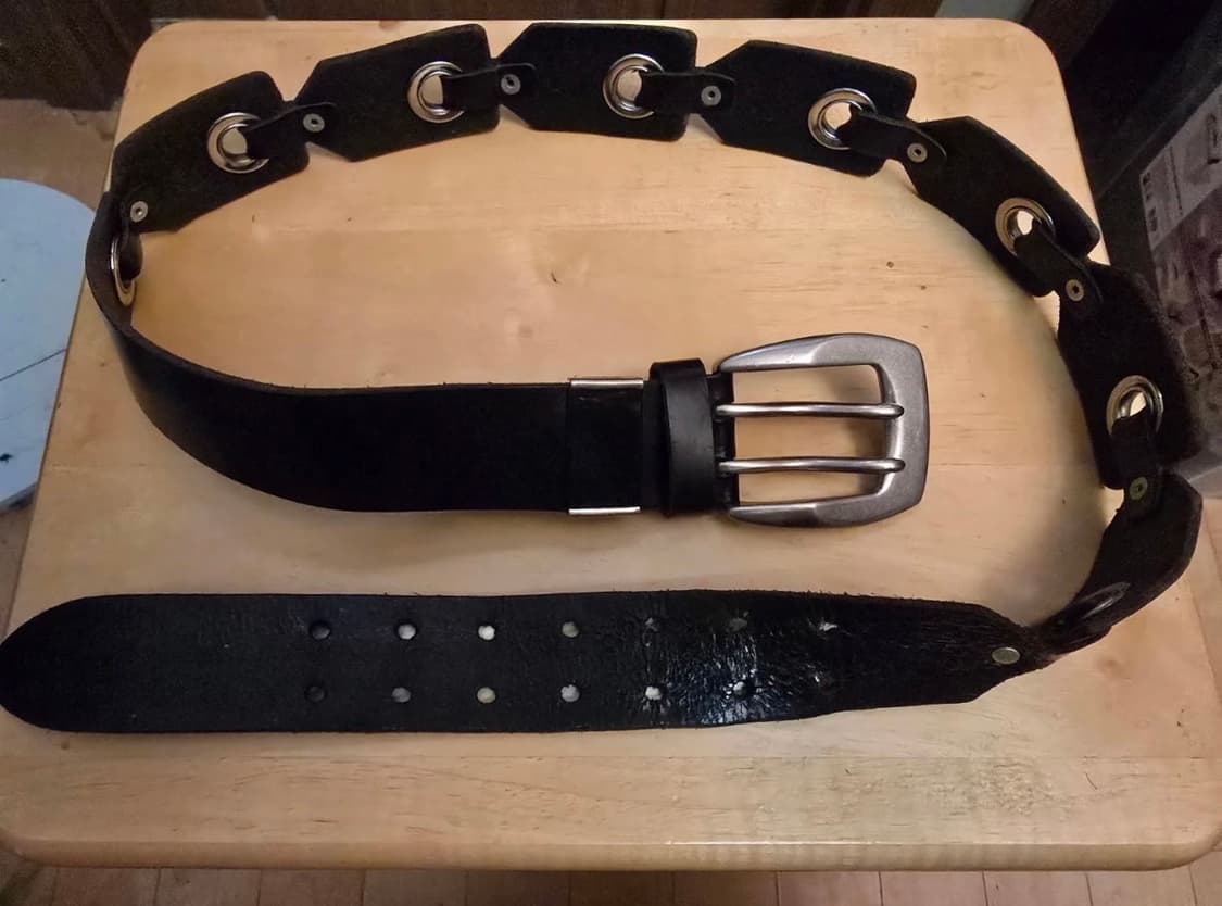 레더 아일릿 벨트 상품이미지3