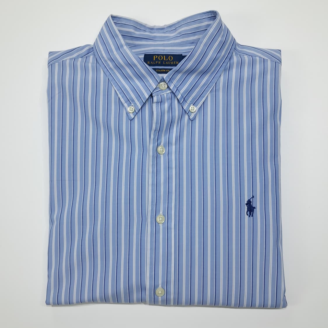 CL768 XL 폴로 코튼 스트라이프 블루 셔츠 남방 상품이미지7
