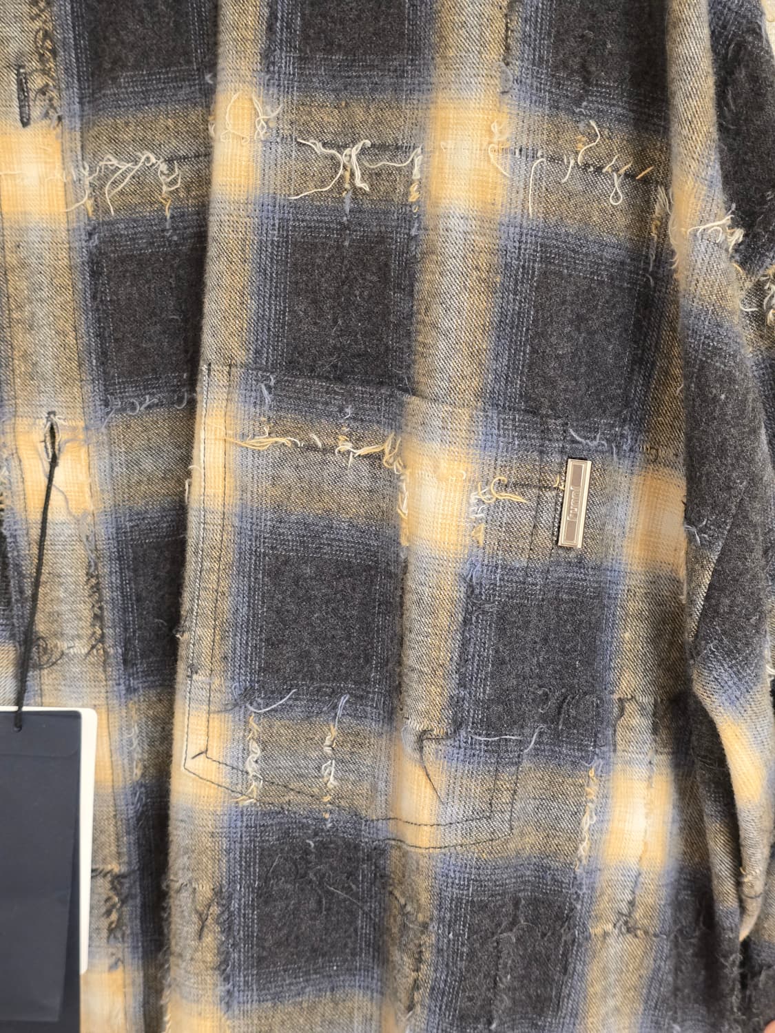 준지 25fw 그리드 니들 셔츠 48 새제품 상품이미지4