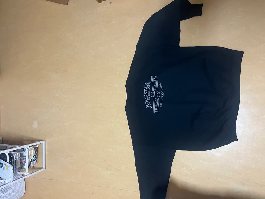 할리데이비슨 맨투맨 105-110 블랙 상품이미지2