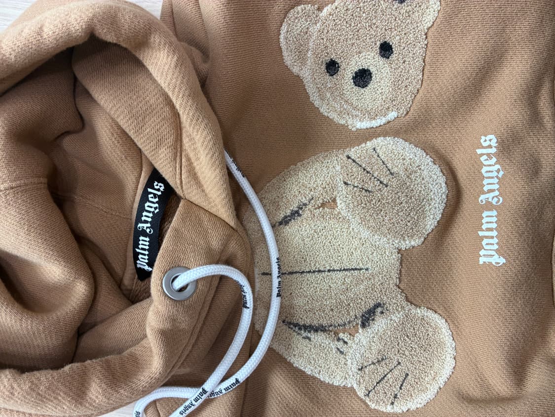 팜엔젤스 베이지/카멜컬러 베어 후드 xs (실제 S-L) 상품이미지3