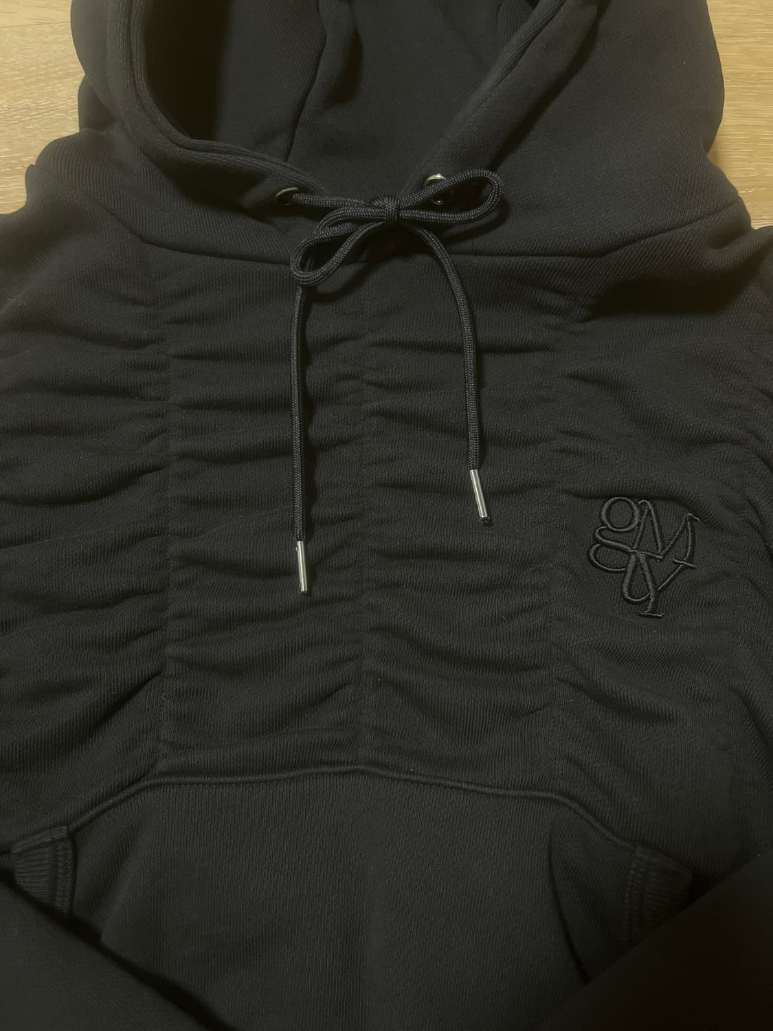 김미더영 크롭 후드티 상품이미지2