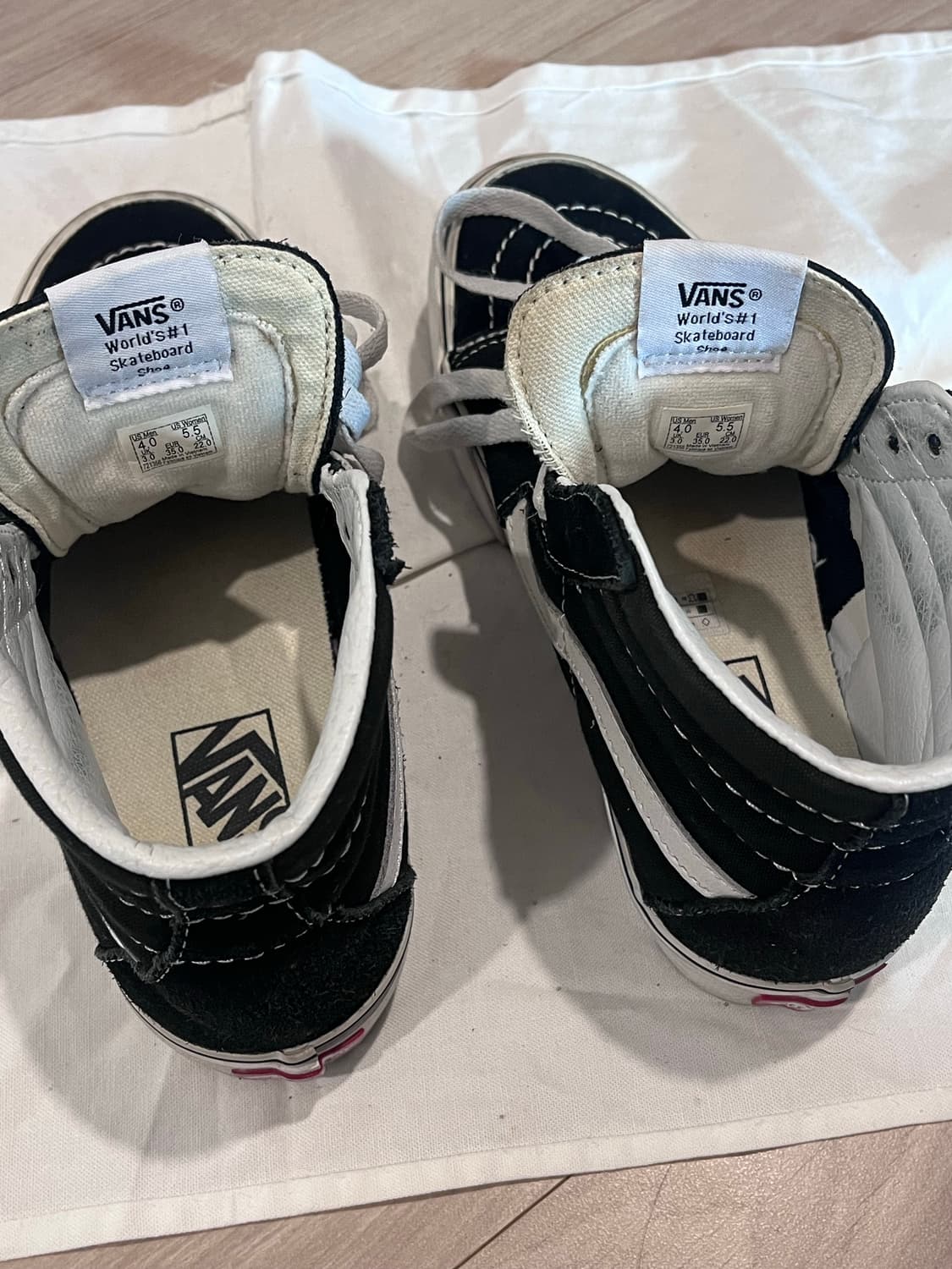 Vans 반스 스케이트 하이 플랫폼 220 35사이즈 상품이미지2