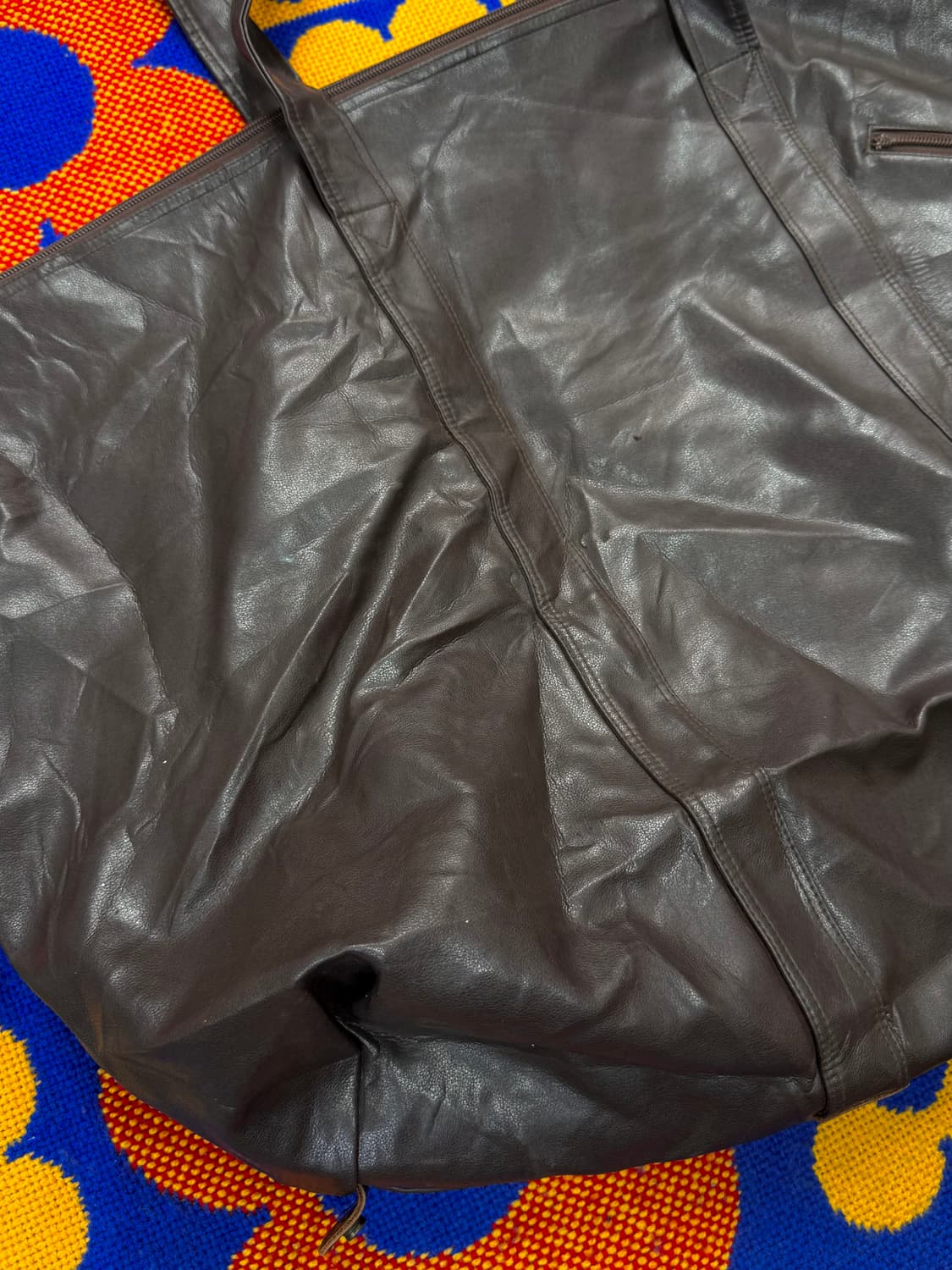 빈티지 레더 보스턴 백 상품이미지3