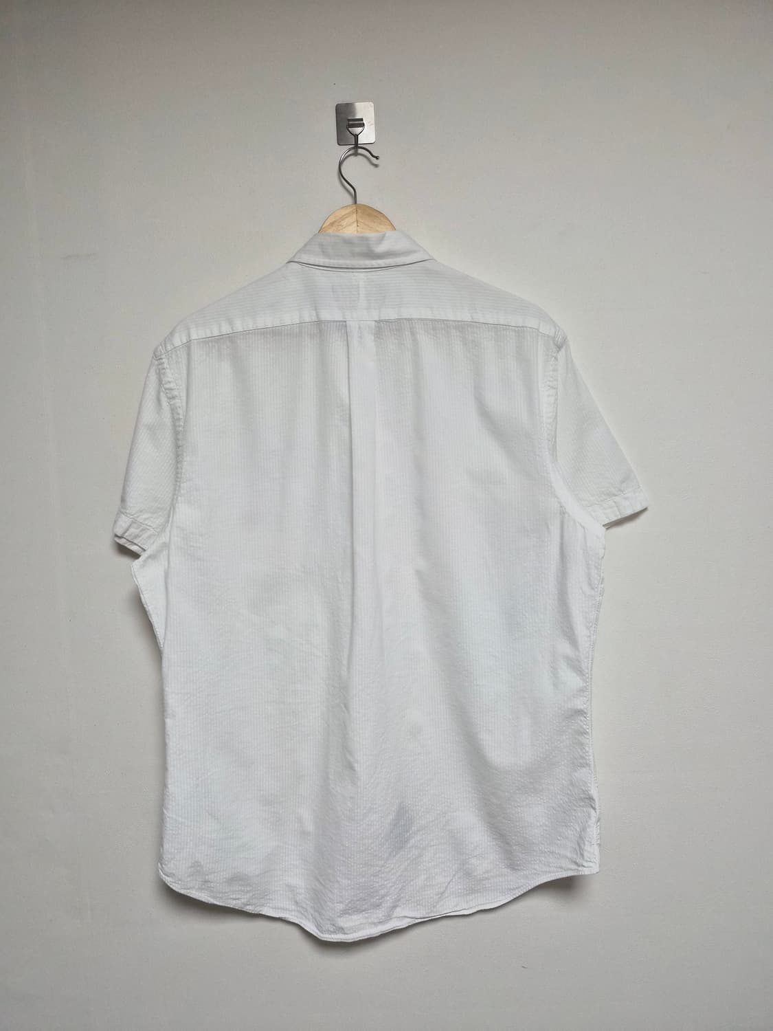 폴로랄프로렌Polo 화이트 시어서커 반팔 셔츠 XL - T155 상품이미지2