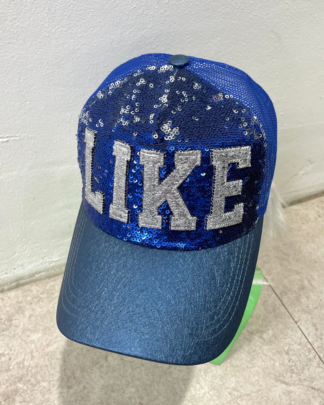 Like Blue Spangle Cap Hat  상품이미지5