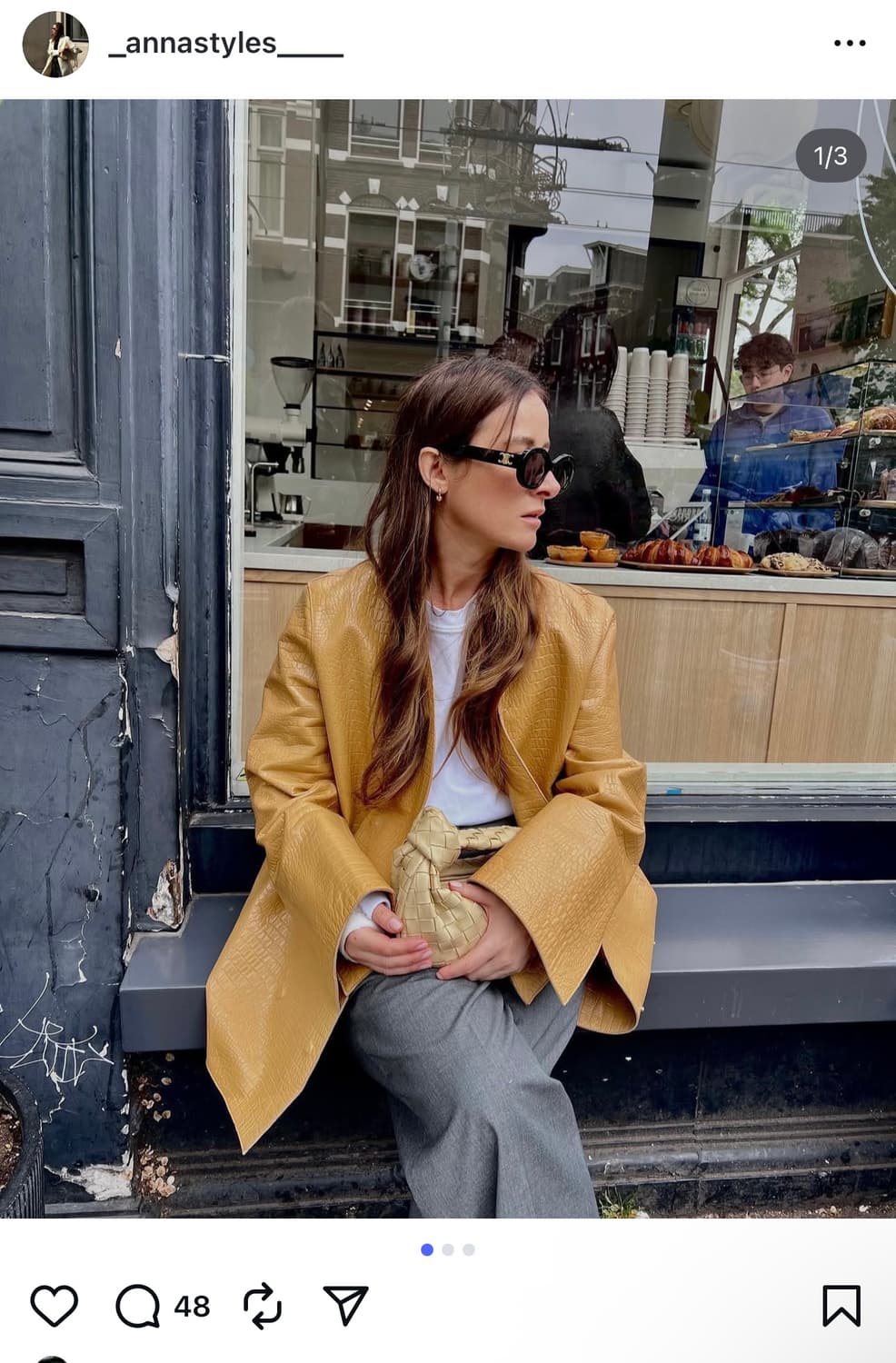 Toteme 토템 크록 가죽 자켓 새상품 상품이미지5