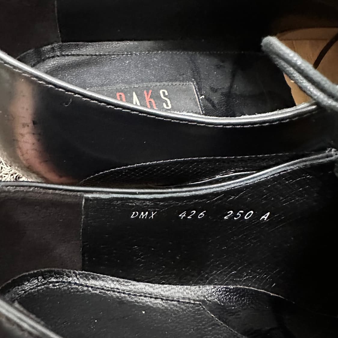 DAKS 닥스 정장 남성 구두 블랙 250 상품이미지4