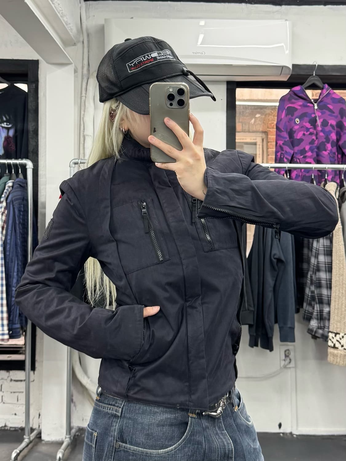 아르마니 익스체인지 사이드패치 코튼자켓 상품이미지1