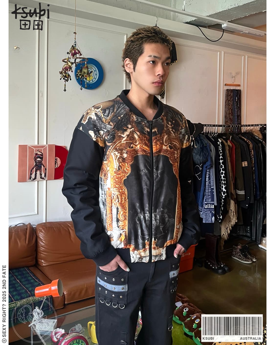 KSUBI Archive Baroque Graphic Bomber JK 상품이미지1