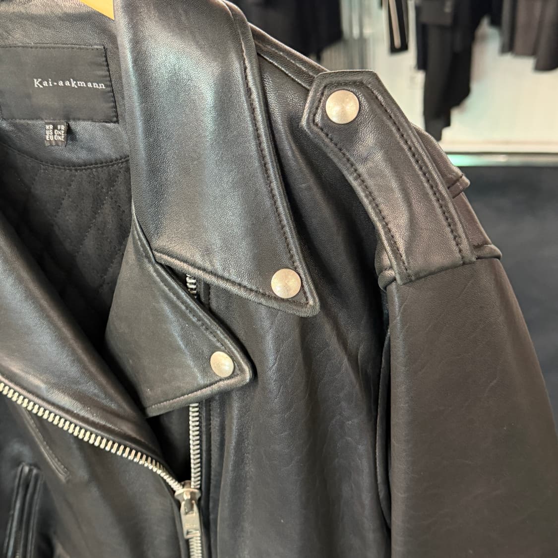 [FREE] 카이아크만 양가죽 라이더자켓 상품이미지3