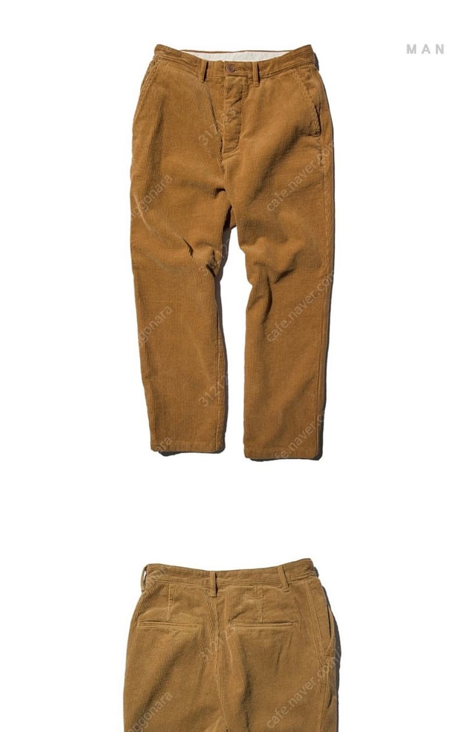 네이더스 코듀로이 테이퍼드 팬츠 바지 상품이미지2