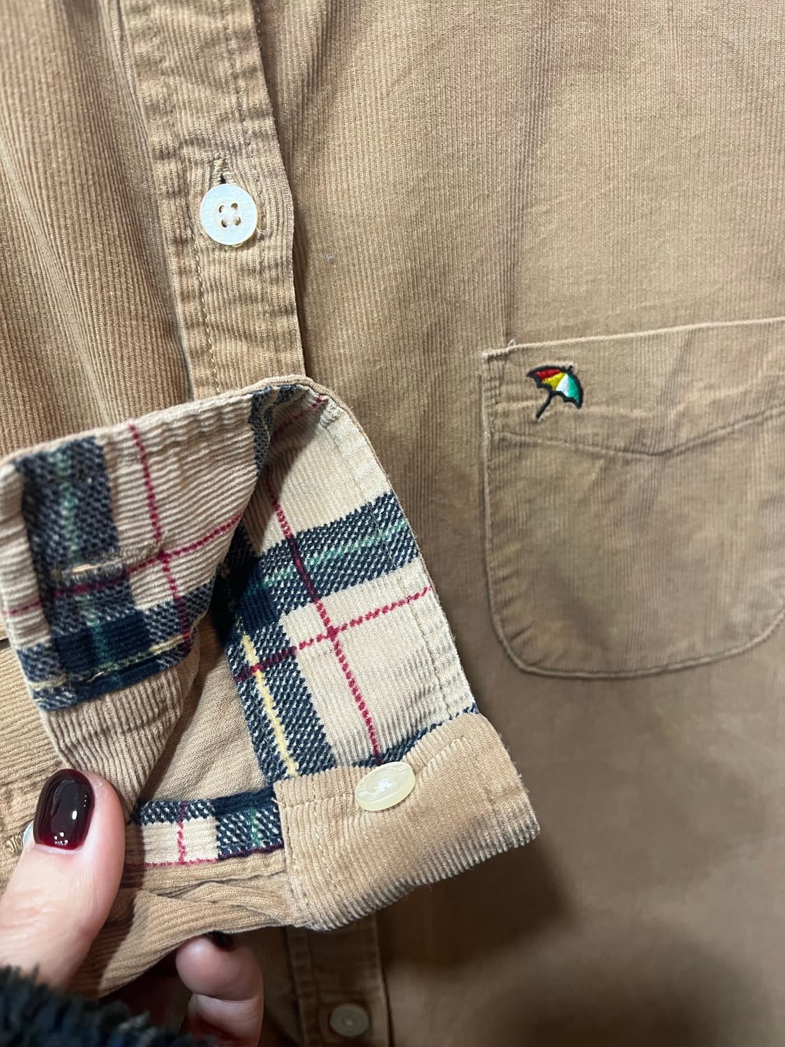 아놀드파마 코듀로이 셔츠원피스 상품이미지4