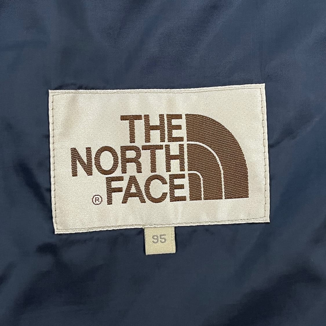 [정품/M] 노스페이스 네이비 퀼팅 자켓 패치 포인트 b17 상품이미지5