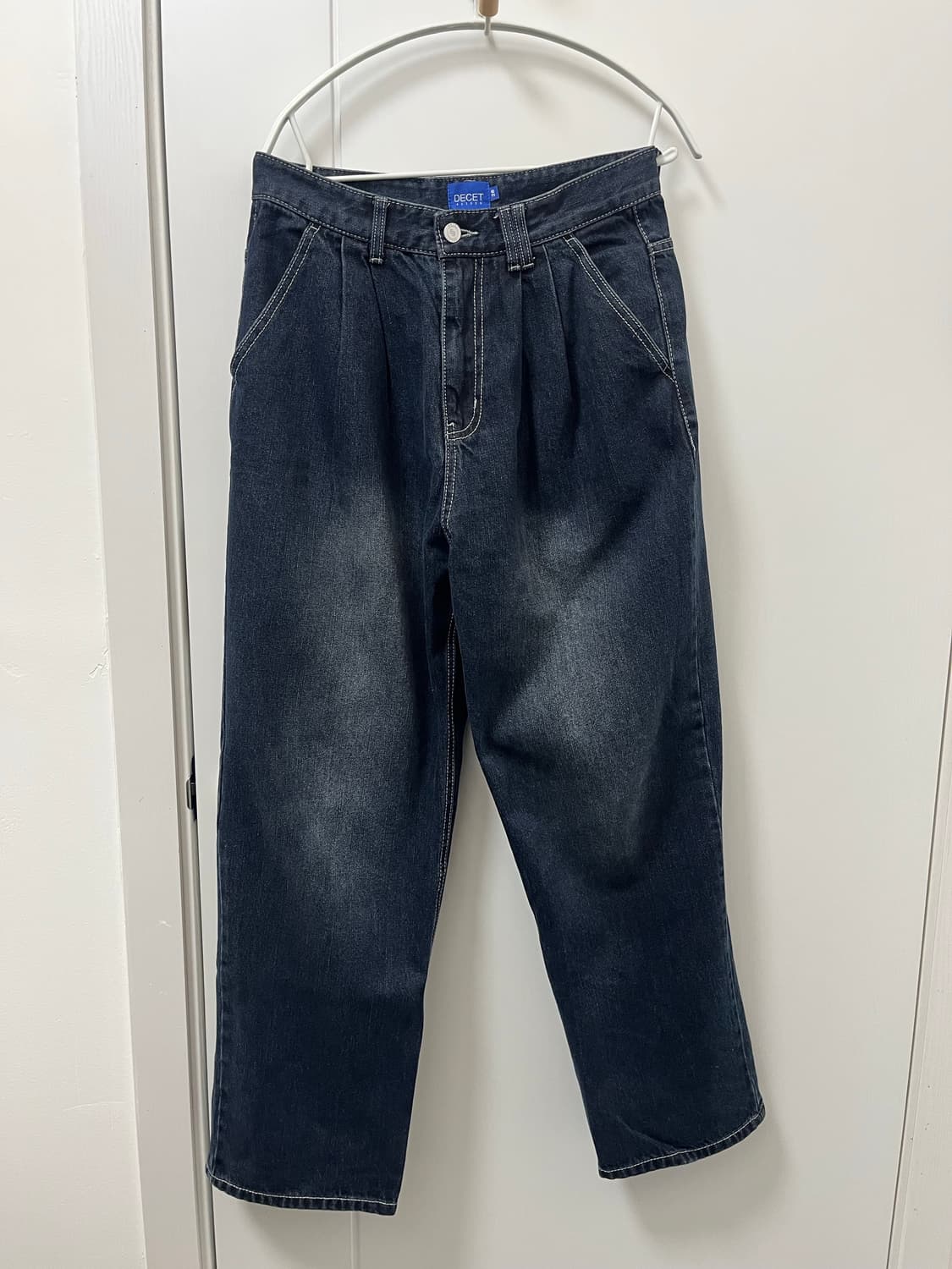 Dawn 2Pleats Wide Jeans DCPT007DBlueA 상품이미지2