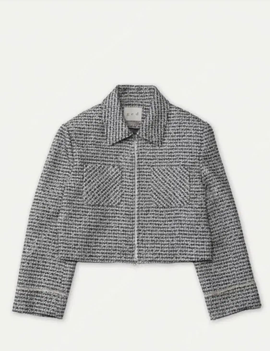 게드 GED 트위드 집업 투웨이 자켓 상품이미지4