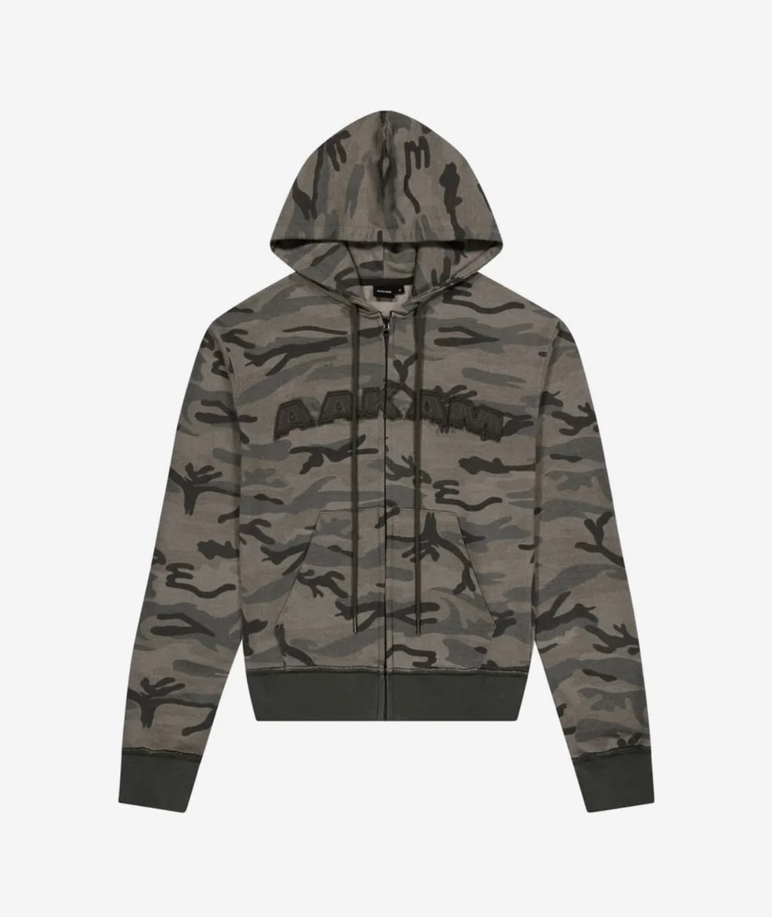 아캄 카모 후드집업 카키 1 상품이미지1