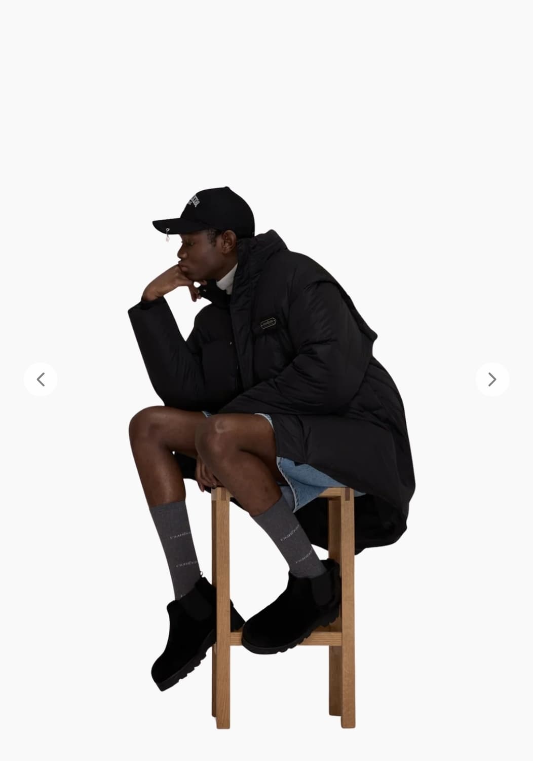 [40] 김해김 24fw 메탈 로고 패딩 상품이미지5