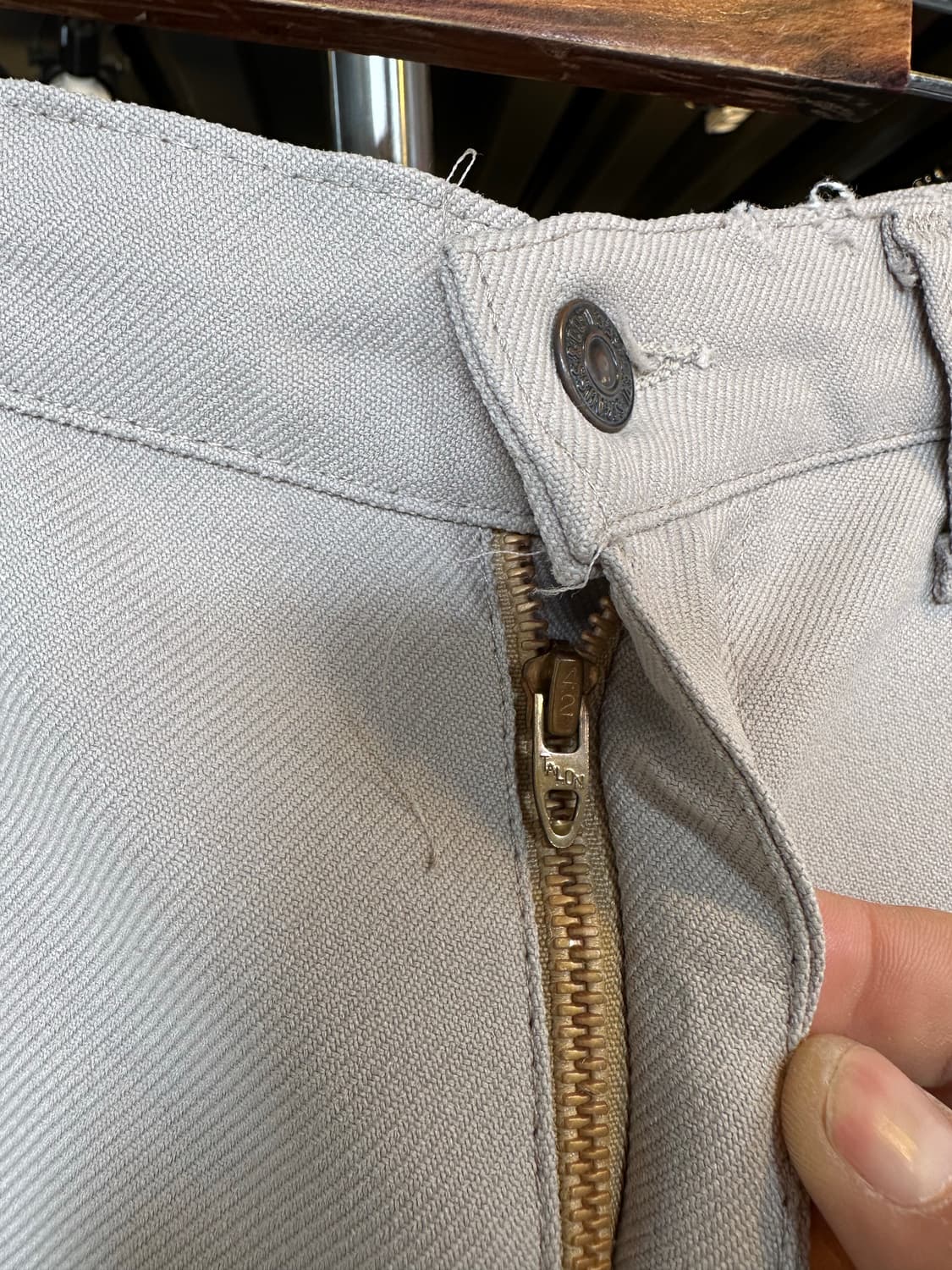 80s 리바이스 블랙탭 폴리코튼 트윌 슬랙스 34x30 상품이미지5