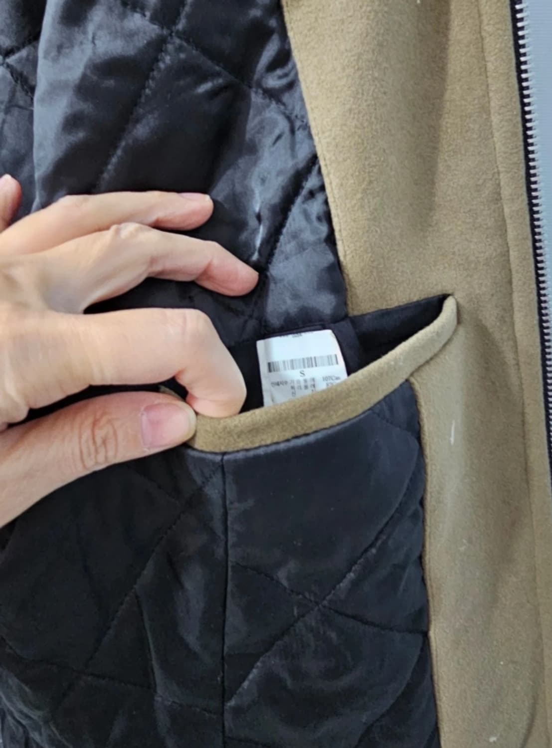 띠어리 theory 블러이저 봄버 캐시미어 패딩 자켓 95 상품이미지8