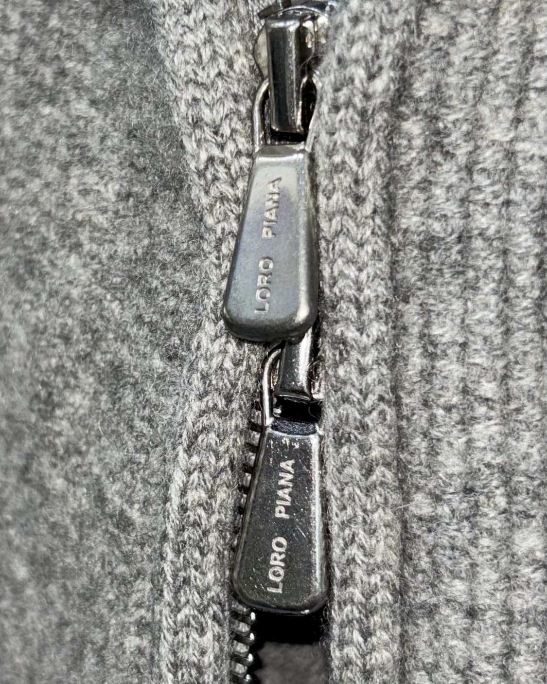 Loro piana 로로피아나 그레이 집업 가디건 상품이미지7
