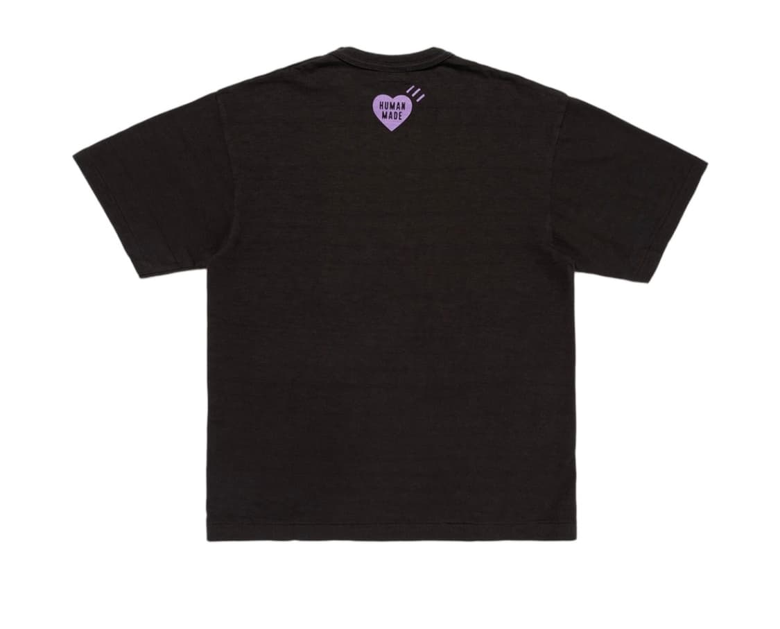 2XL) 휴먼 메이드 애니멀 그래픽 반팔 티셔츠 압구정 한정 블랙 호랑이 상품이미지2