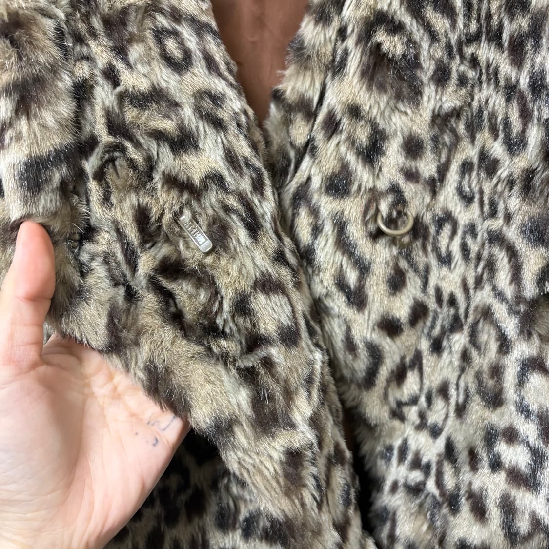 77circa 나나서카 레오파드 도킹 퍼자켓 상품이미지6