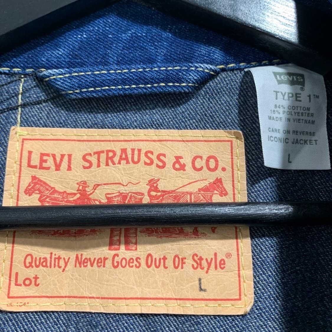 리바이스 타입원 데님자켓 상품이미지5