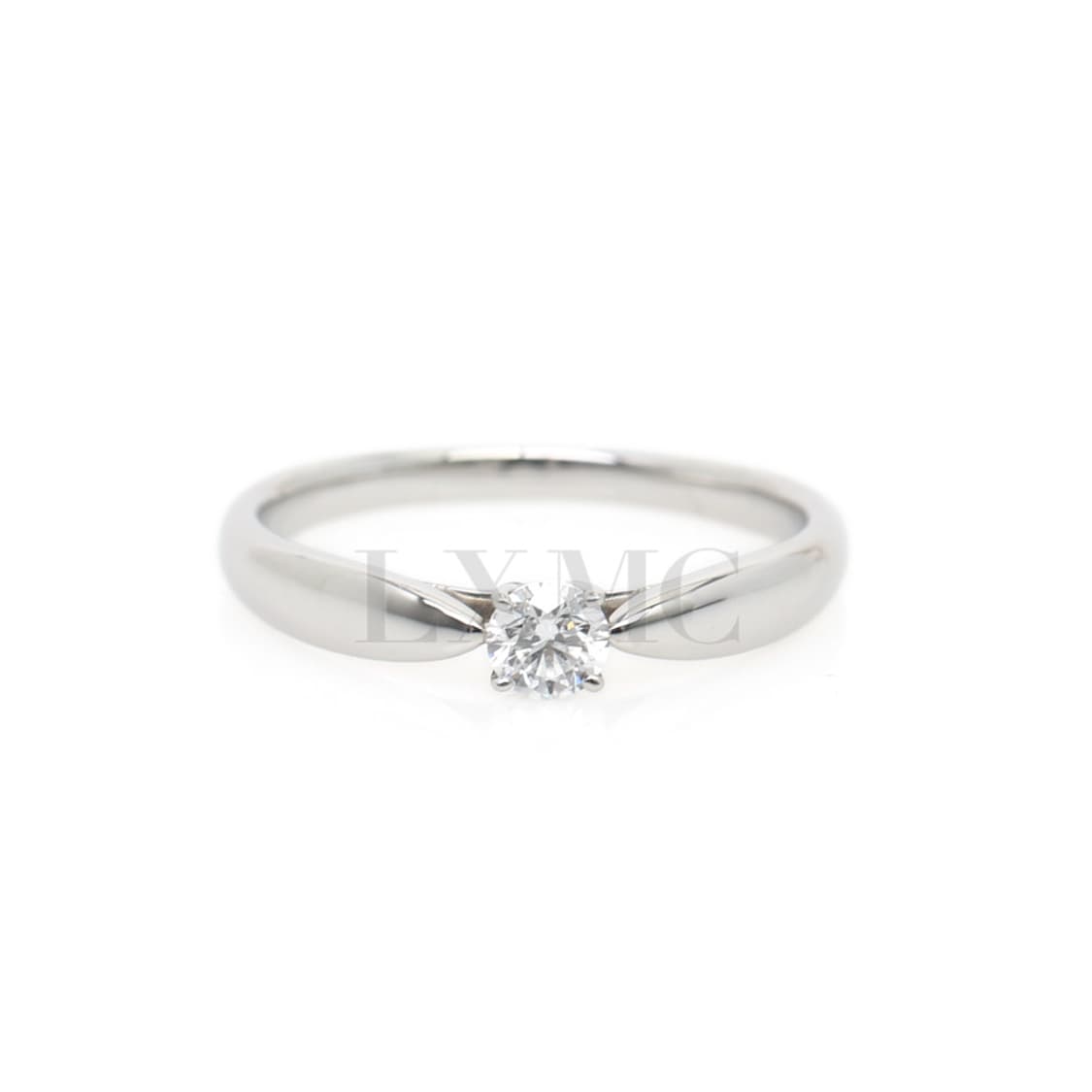 티파니 하모니 라운드 웨딩링 플래티늄 다이아반지 0.18CT 10호 상품이미지1