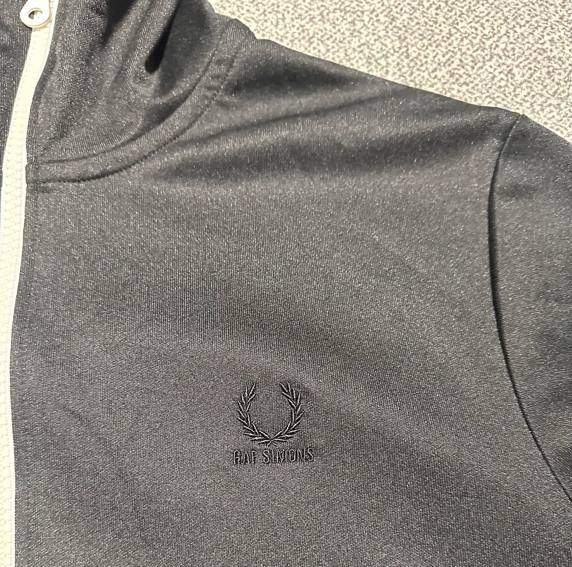 라프시몬스 X 프레드페리 트랙탑 블랙 38 상품이미지2