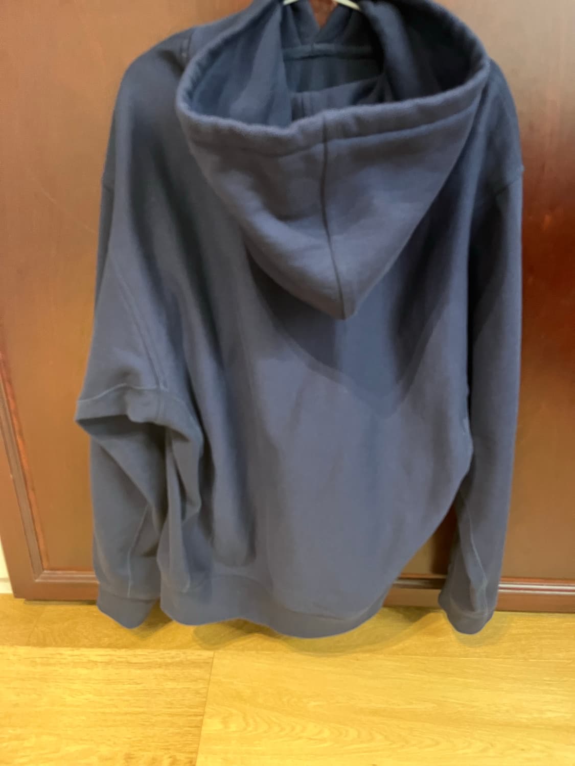 칼하트 WIP 후드 아메리칸 스크립트 스웨트셔츠 블루 상품이미지3