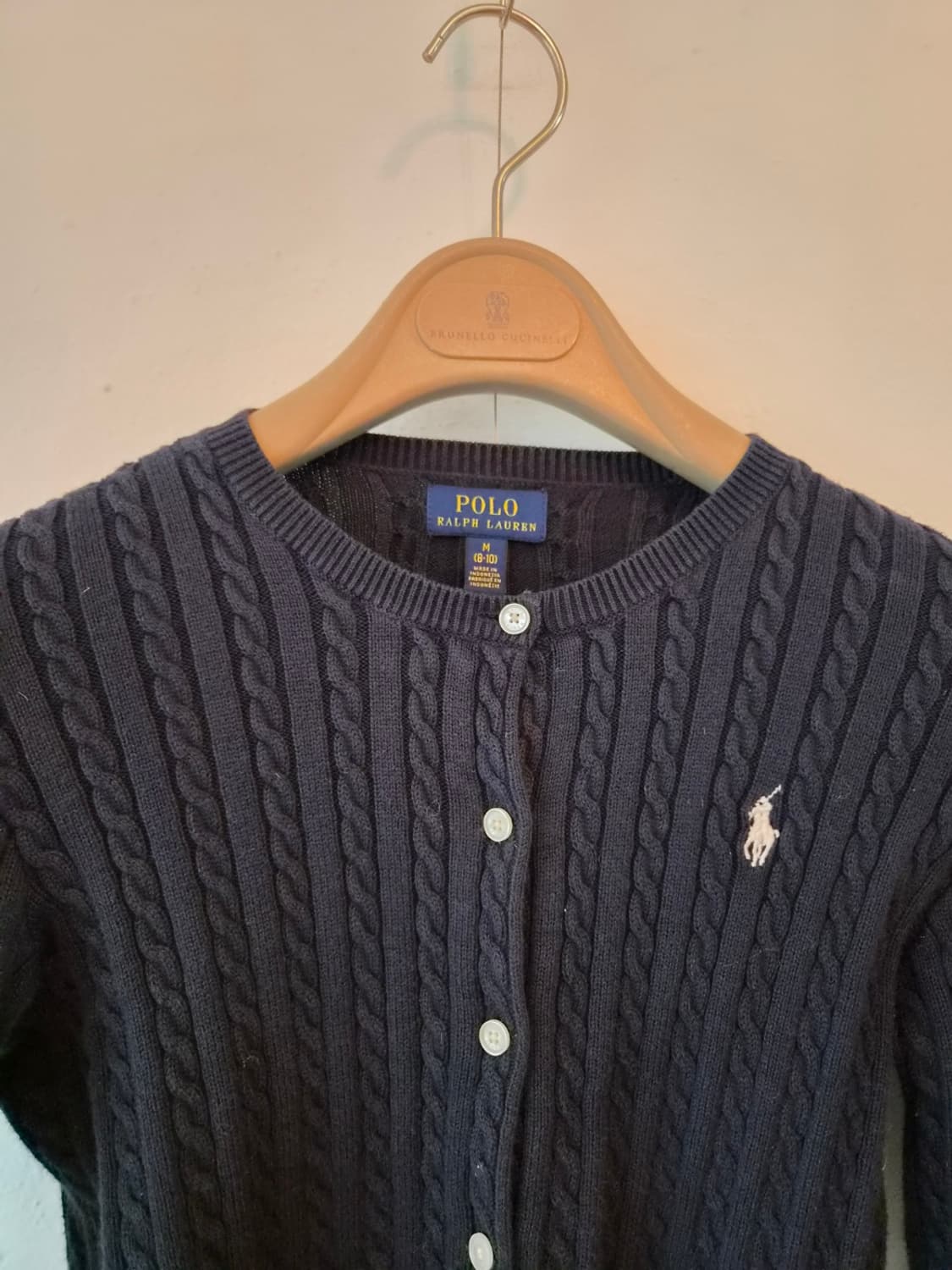 폴로랄프로렌 키즈 케이블가디건 M사이즈 상품이미지1