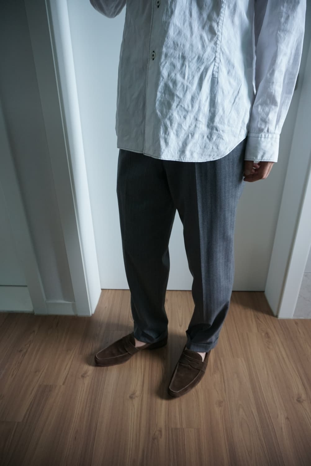 Comme des garcons stripe wool pants 상품이미지2