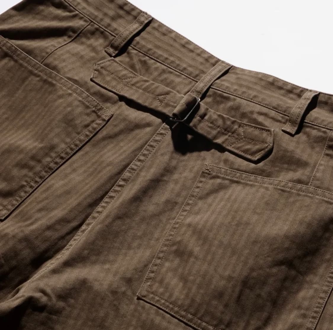 듀테로 베이커 팬츠 빈티지 브라운 M 상품이미지5